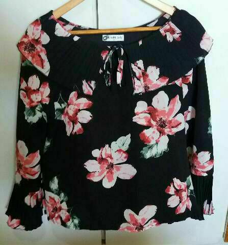 Blusa c mangas Flare Tam M