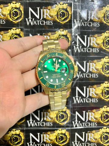 Relogio Rolex verde automatico novo lacrado