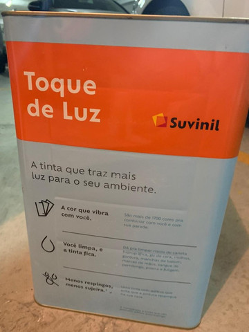 Tinta Suvinil Cinza Elefante Semi Brilho 16L - Foto 2