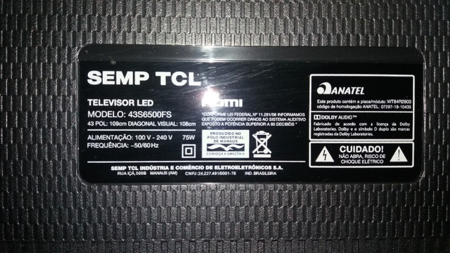 Smart TCL 43, sem display - Foto 3