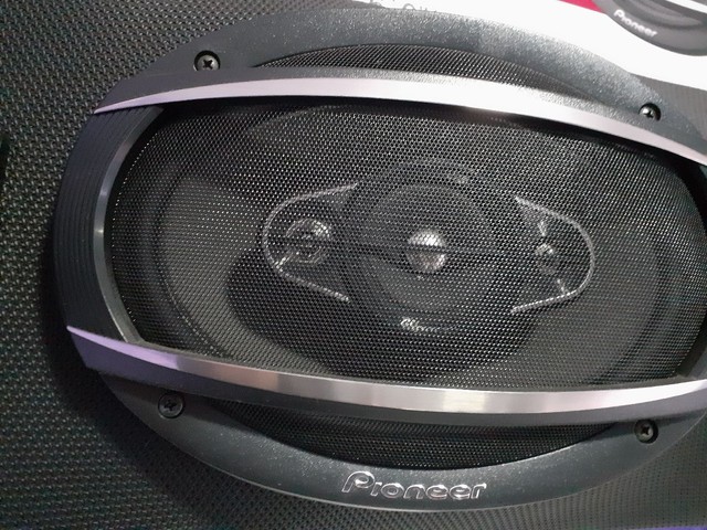 Par de alto falante. Pioneer. TS-A6977S. 6X9". 100RMS. 650watts. Garantia. Novo. Inst.  - Foto 3