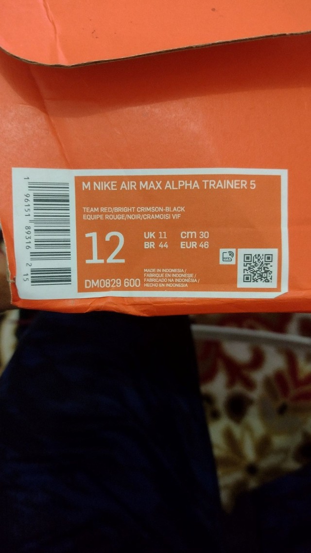 Tênis Nike Air Max Alpha trainer 5, original, tamanho 44,na caixa 