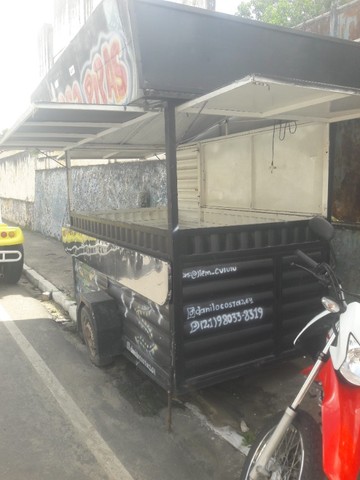 Trailer movel para lanches  