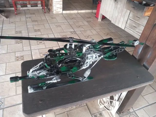 Miniatura helicóptero artesanal  - Foto 2