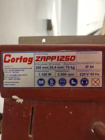 Cortador elétrico Cortag ZAPP 1250 - Foto 2