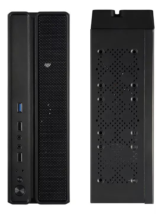 Gabinete Slim com Fonte 200W SlimDesk BG-2002 Preto Bluecase Loja Coimbra Computadores - Foto 2