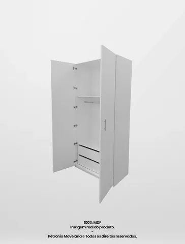 armario de mdf duas portas 100cm - Foto 3