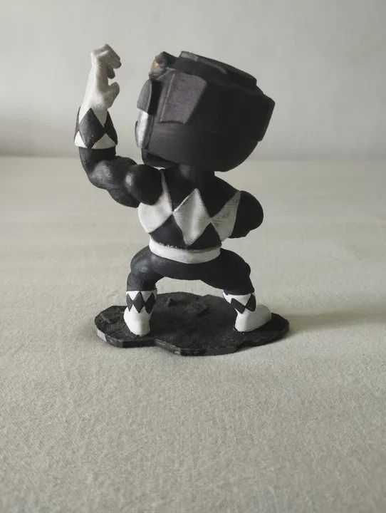 Boneco Power Ranger Preto - Colecionável - Foto 2