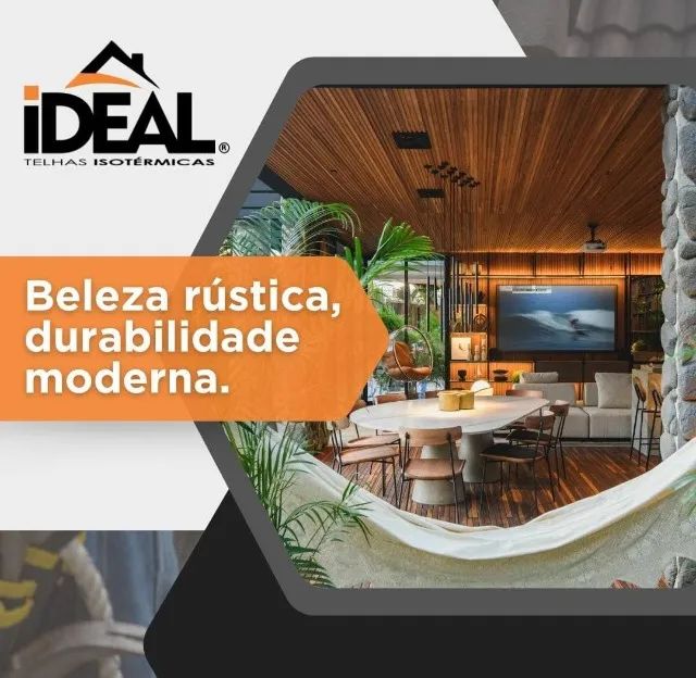 Telhas Térmicas Modelos PVC Amadeirado - Foto 2