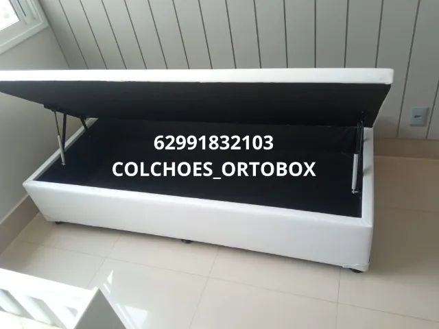 Cama Box Baú Solteiro com um ano de garantia