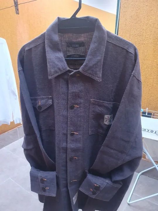 Casaco Jeans Mangas Compridas