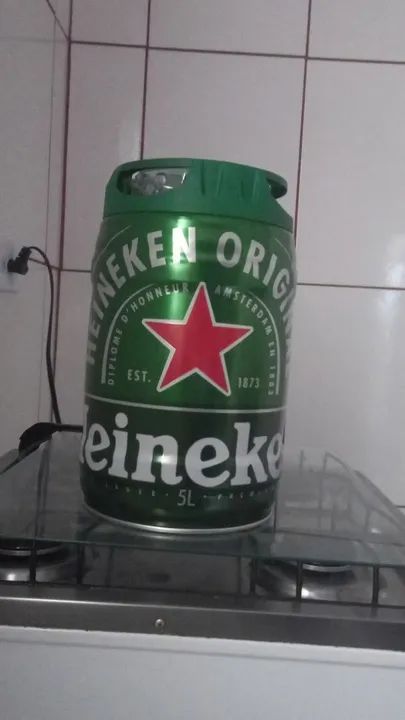 Barril Heineken 5l novo