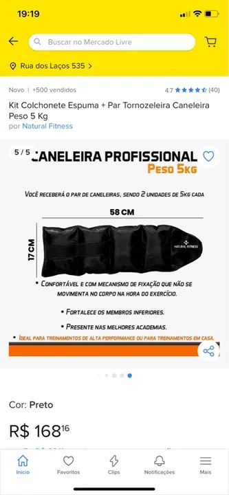 Kit fitness novo!!! - Foto 5