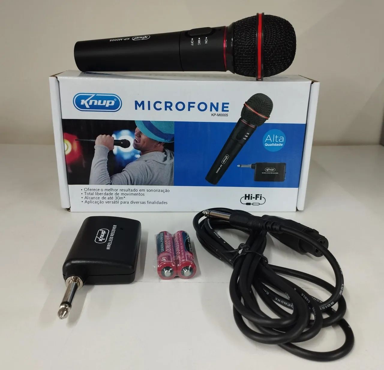 Microfone Sem Fio - Alta Qualidade