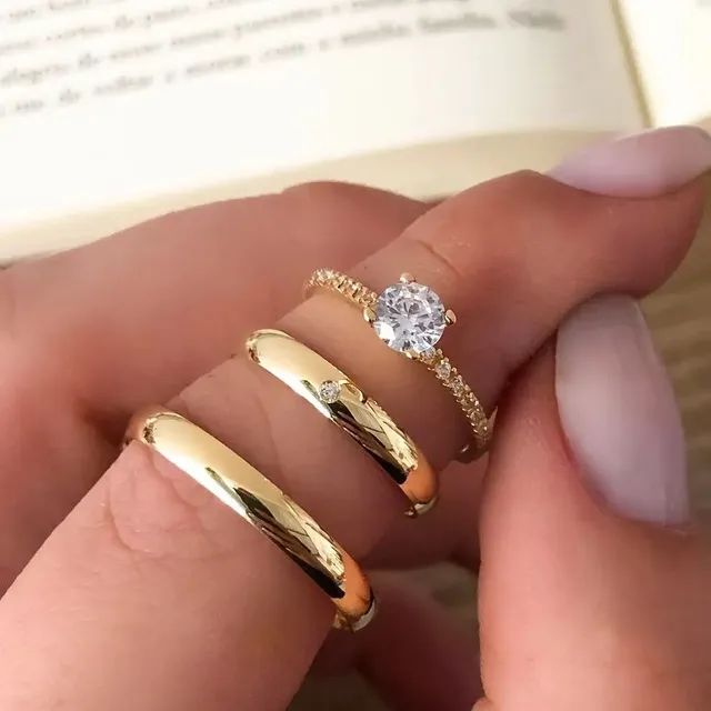 PAR DE ALIANÇAS COMPROMISSO  - Foto 4