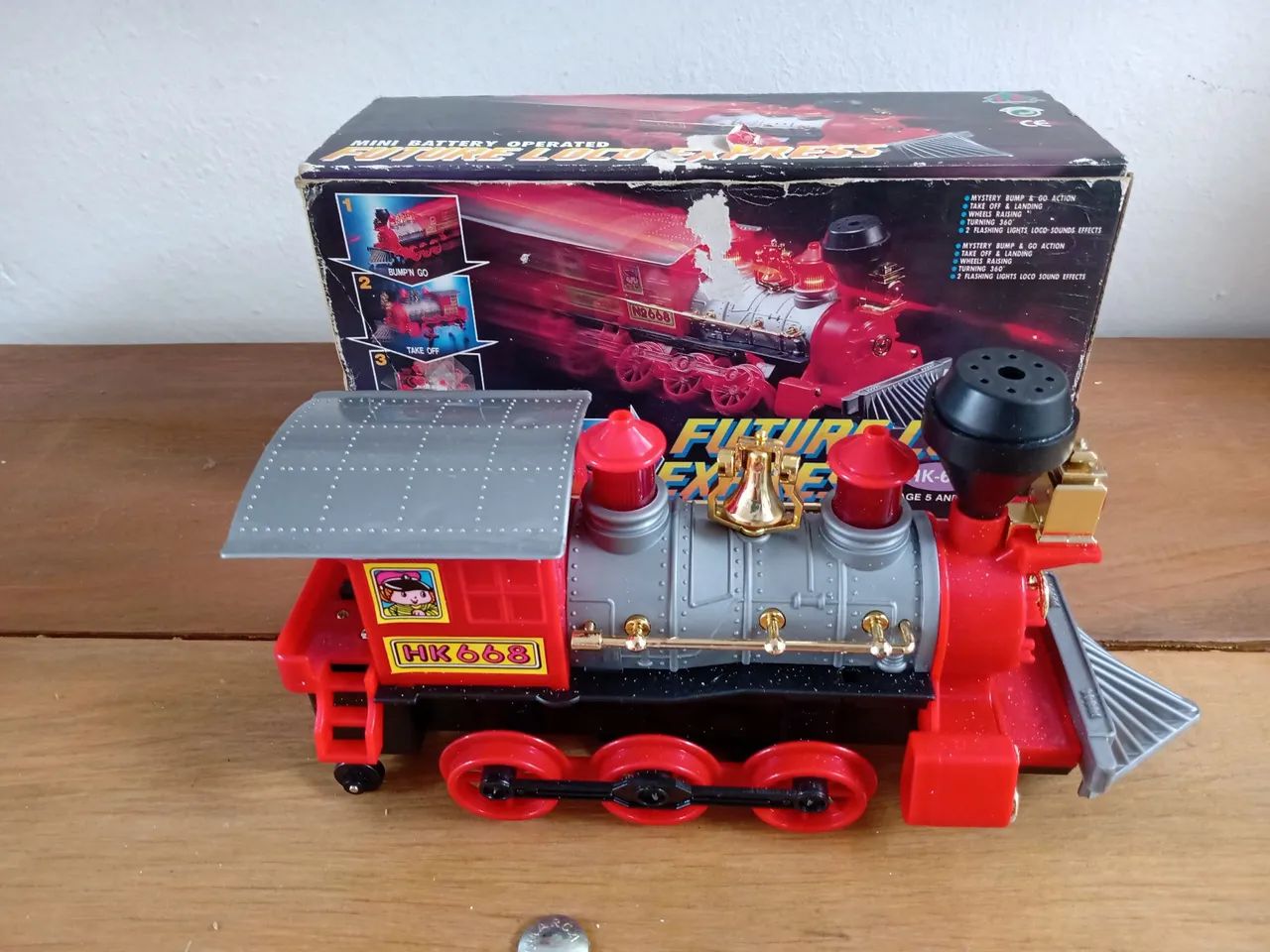 Trem de Brinquedo Elétrico Mini Locomotiva - Foto 2