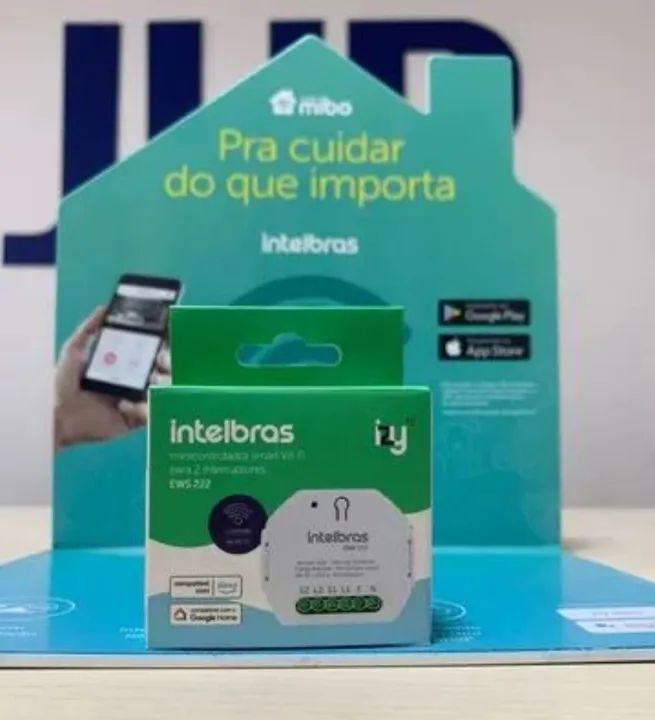 Interruptor controlador de cargas 2/2 Intelbras EWS 222 ( novo ) 