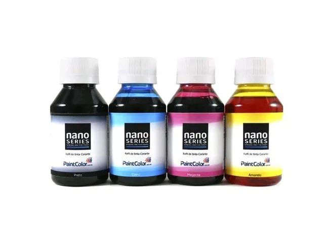 Kit 4x100ml Tintas para Bulk Ink e cartuchos