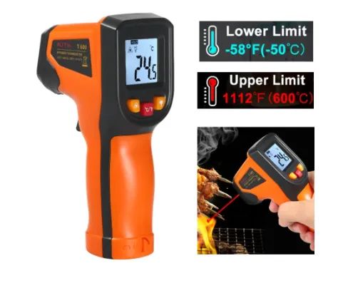 Termômetro Digital Industrial -50 A 600°c Temperatura, medir, Brinde Pilhas - Foto 5