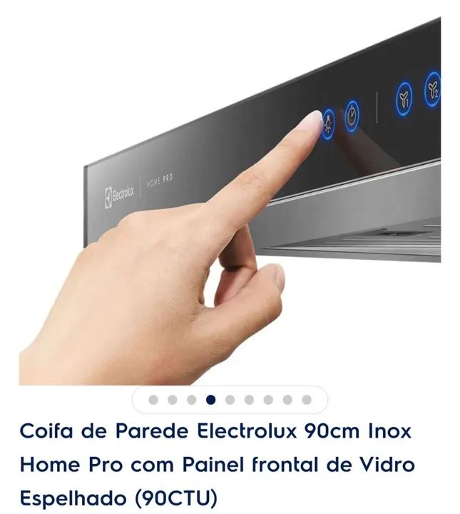 Coifa de Parede Electrolux 90cm Inox Home Pro - Foto 4