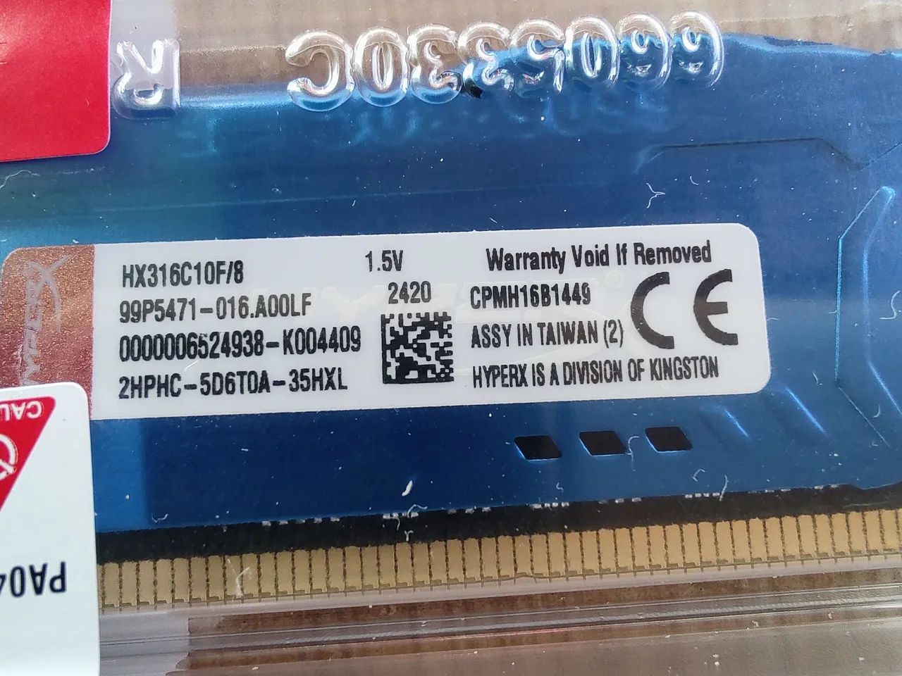 Kit  Memória Ram Fury DDR3 1600mhz 8+8 GB - Foto 3