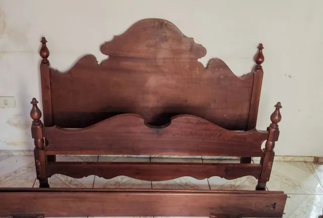 Cama Casal Madeira Nobre  - Foto 2