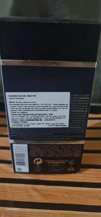 Perfume Kouros - Yves Saint Laurent - 100ml - Foto 3
