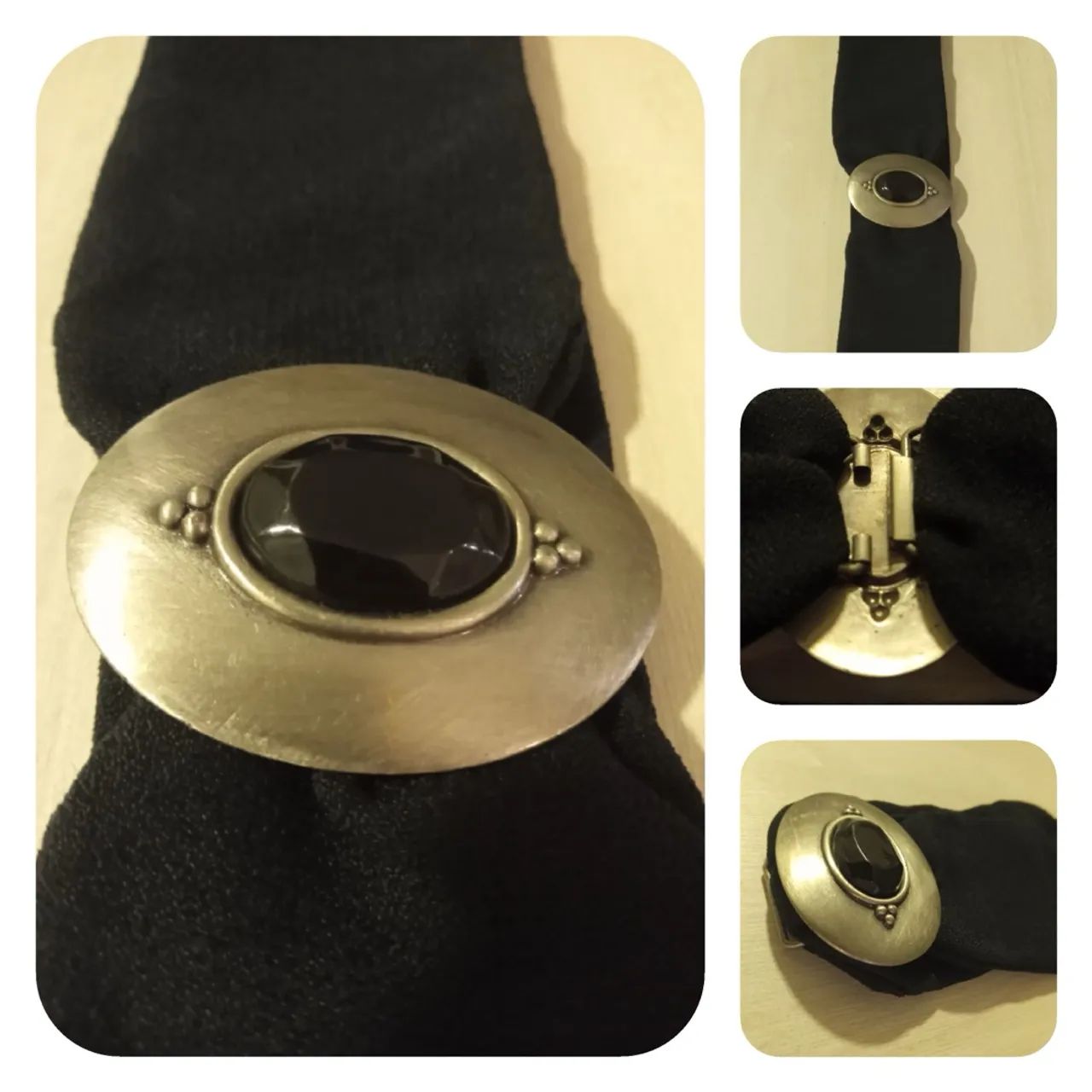 OFF! Faixa/ Cinto Preto Fivela Luxo . - Foto 3