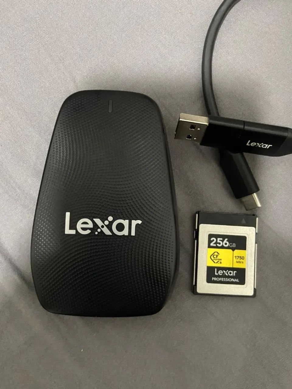 Cartao De Memoria Lexar Professional Gold S 256gb Cfexpress Type B + Leitor Lexar