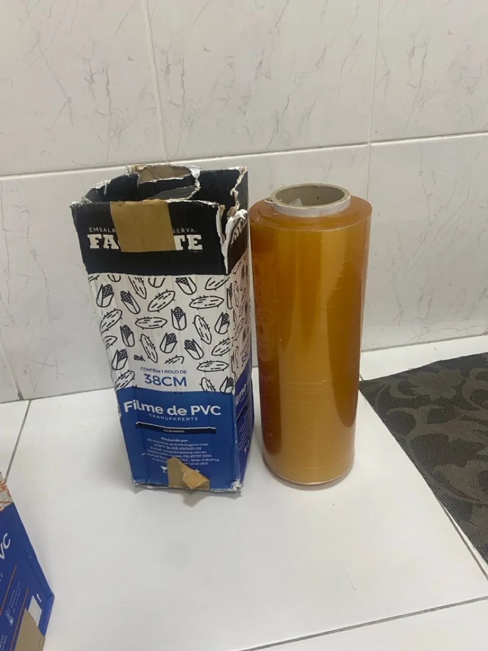 Filme PVC Hardness Facilitepara Embalar Alimentos 38cm Hardness - Foto 4