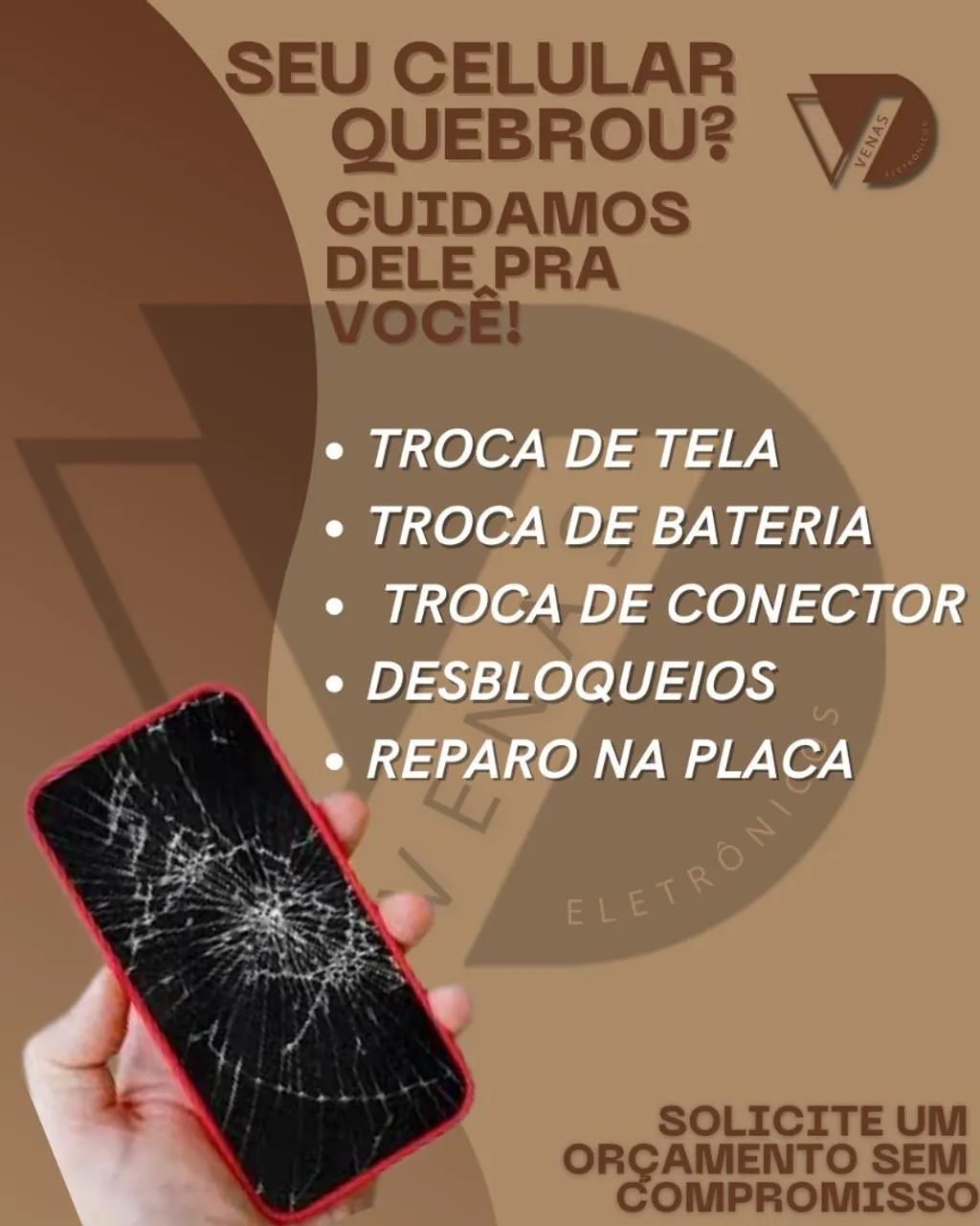 MANUTENÇÃO EM CELULARES IPHONE E ANDROID