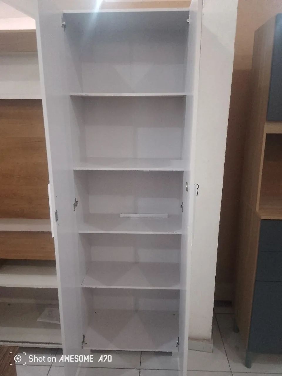 Armário multiuso com 4 prateleiras entrega e montagem grátis  - Foto 2