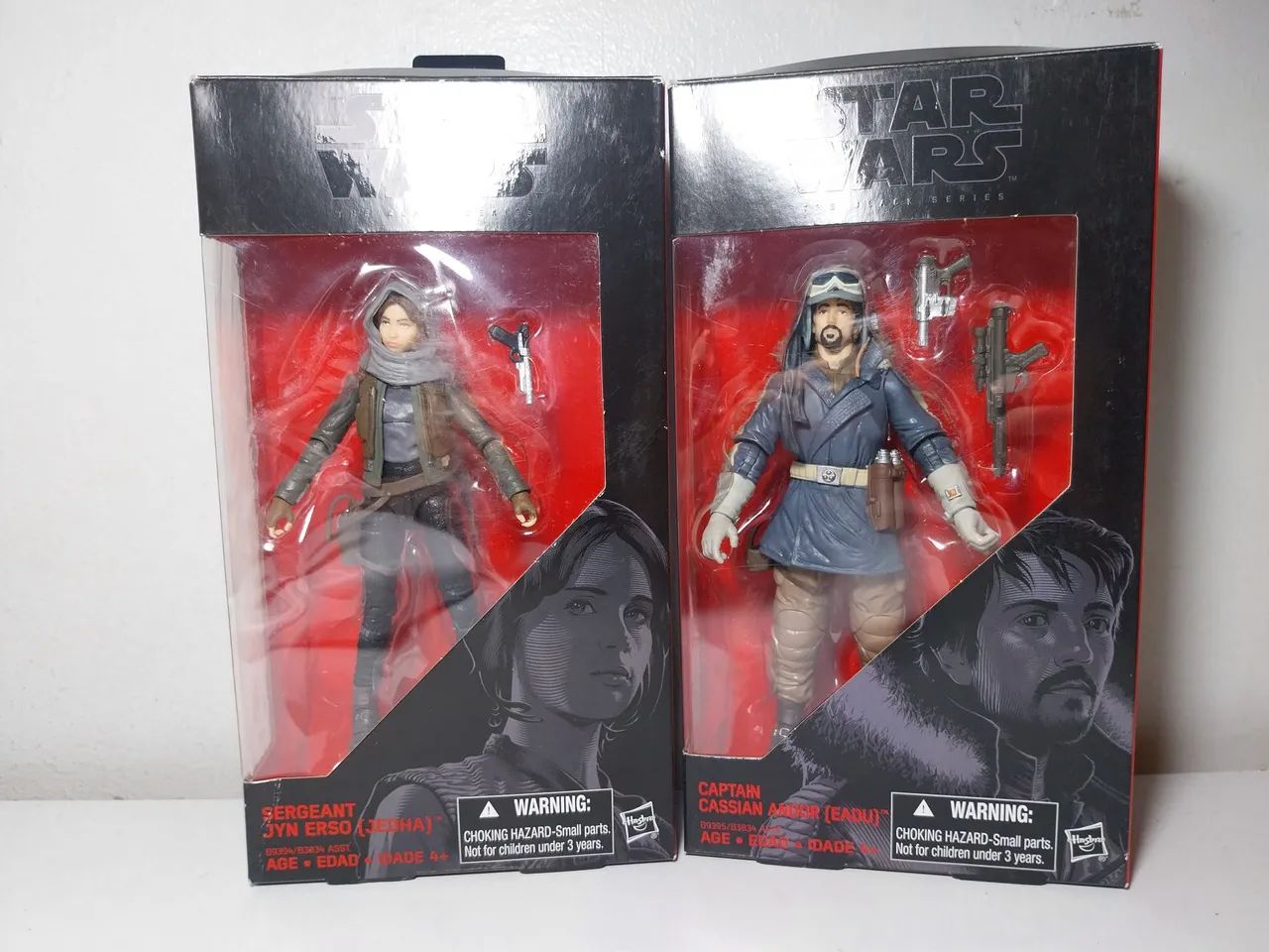 Figuras Jyn e Cassian Star wars black series 