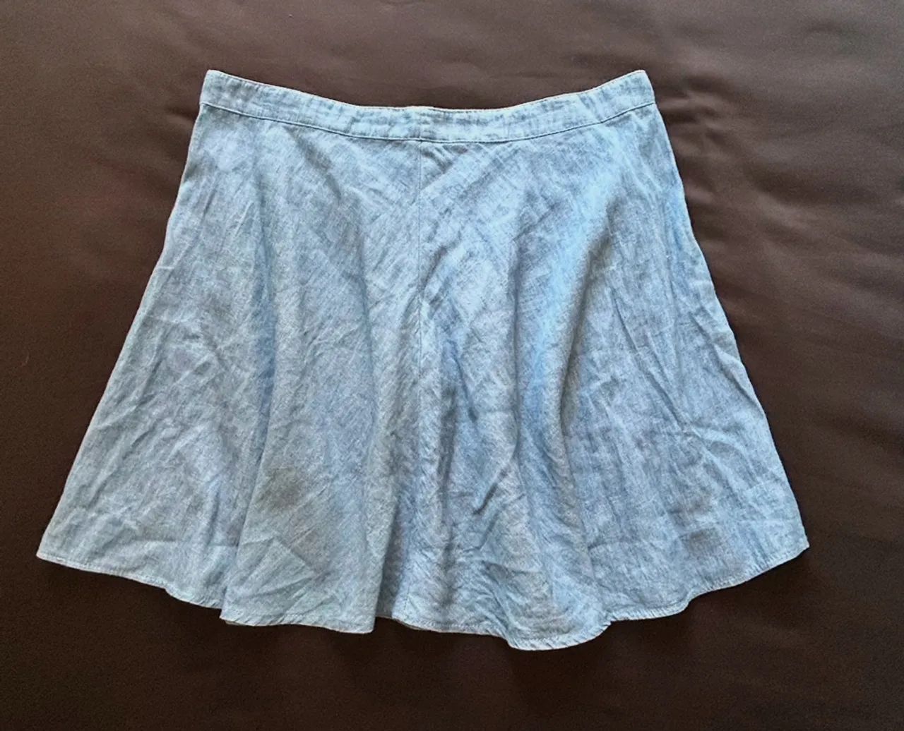 Saia Jeans Azul Claro