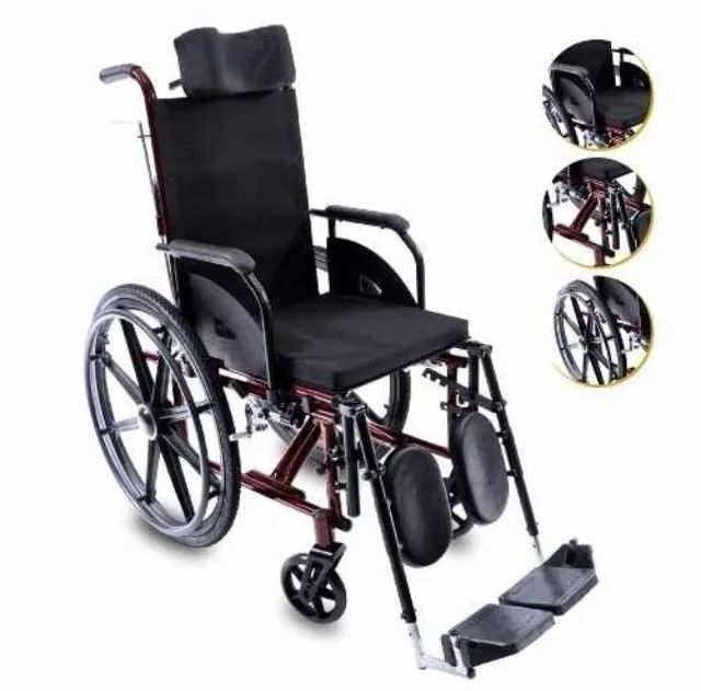 Cadeira de rodas inclinável - pouco usada - Foto 5