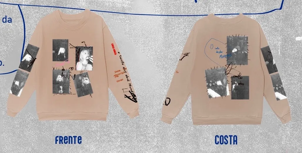 Moletom oficial Luisa Sonza merch - O conto dos dois mundos tour OCDDM TOUR