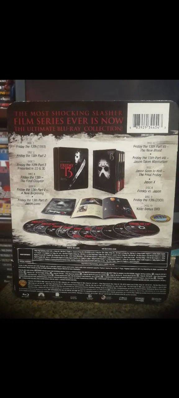 Friday the 13th - Coleção Completa Blu-ray - Foto 2