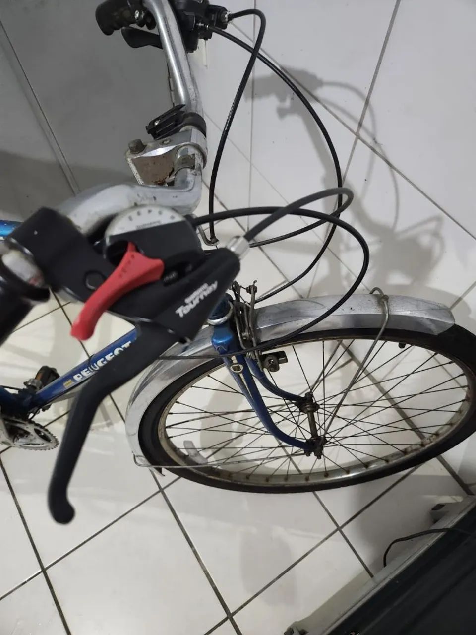 Bicicleta pegeot antiga - Foto 5