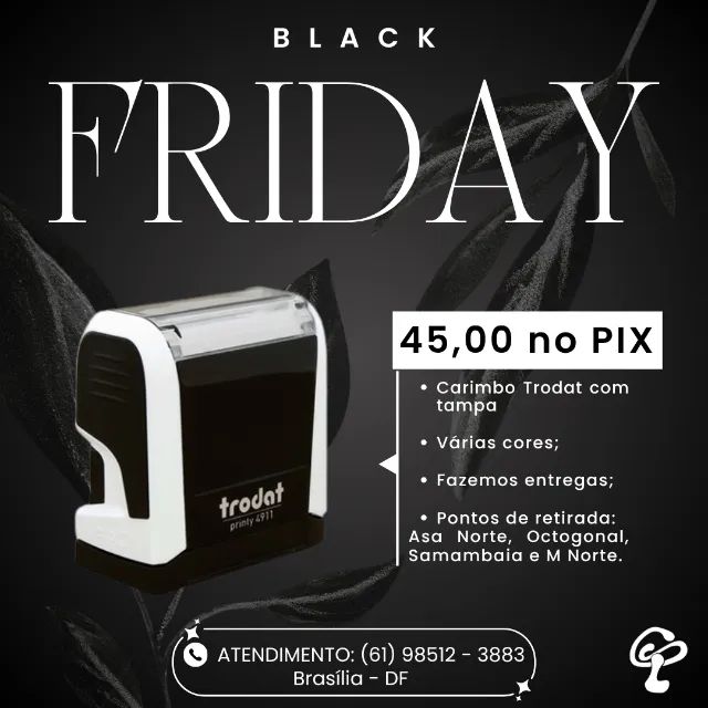 Carimbos Promoção Black Friday  - Foto 4