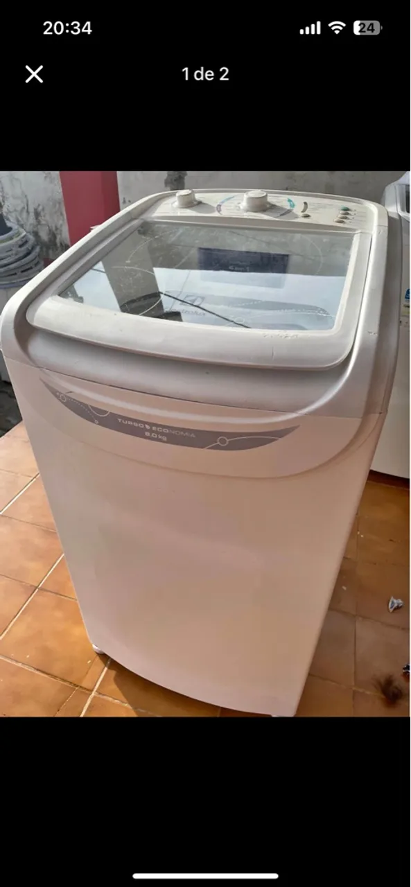 Lavadora Electrolux Turbo Econômica 8kg