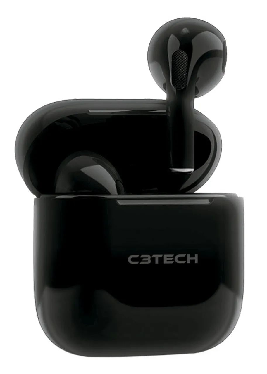 FONE BLUETOOTH 5.1 C3TECH EP-TWS-21BK COM MICROFONE INTEGRADO - Foto 2