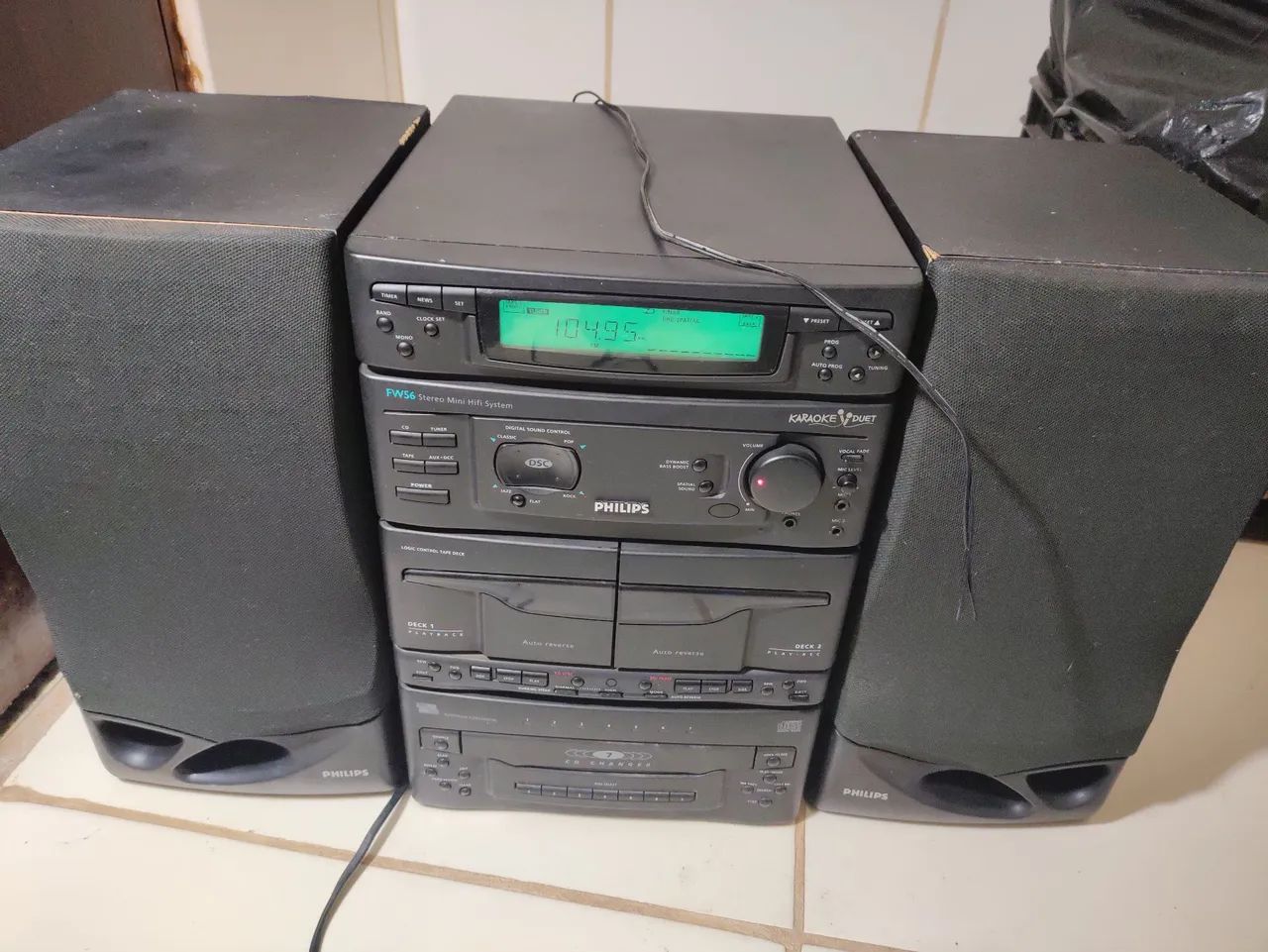 Som Philips Mini System - Usado64573375958785120