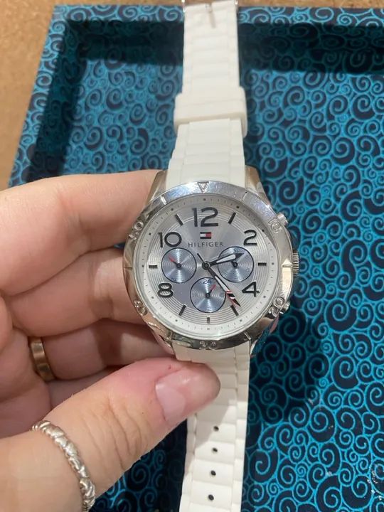 Relógio Tommy Hilfiger original branco