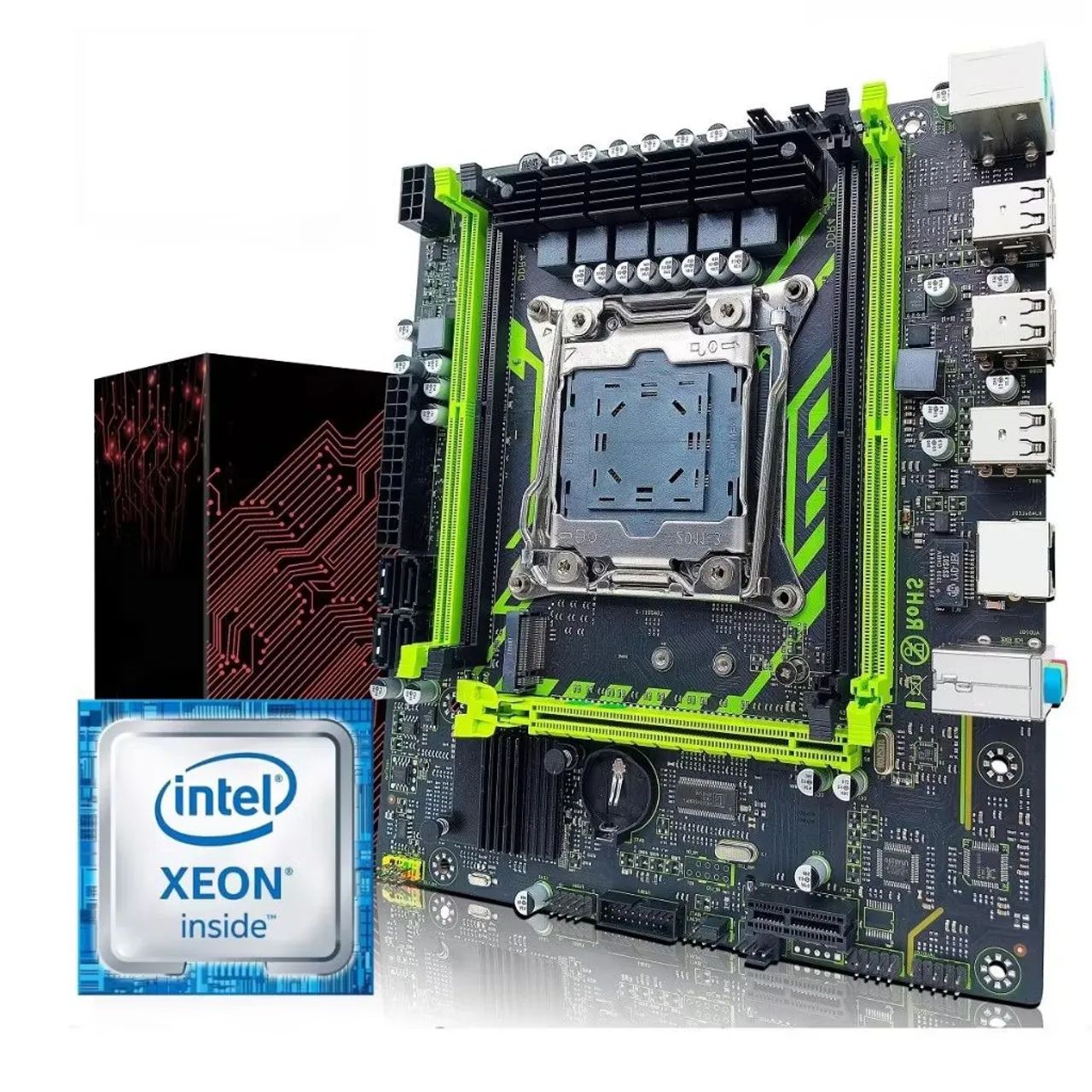 Kit Placa Mãe X99 DDR4 Intel Xeon E5 2650 v4