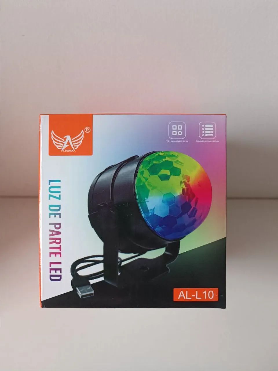 Luz de Festa LED com Projetor de Cores