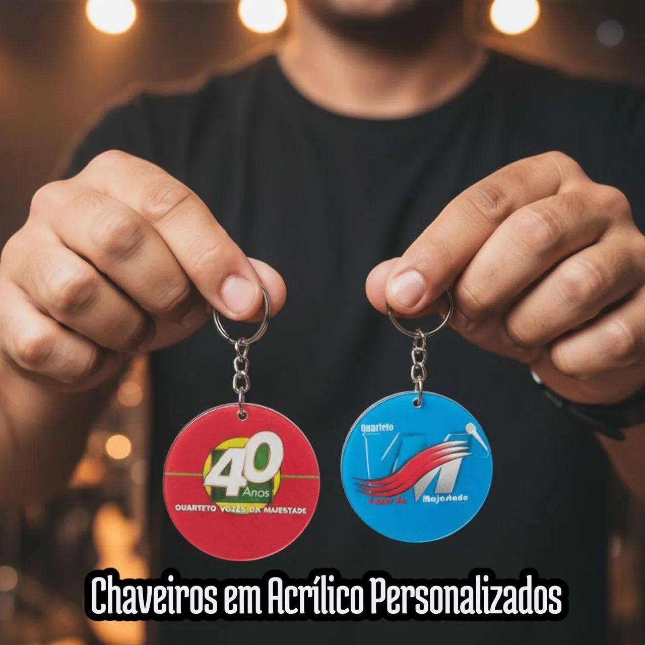Chaveiros Personalizados em acrílico ou MDF - Foto 3