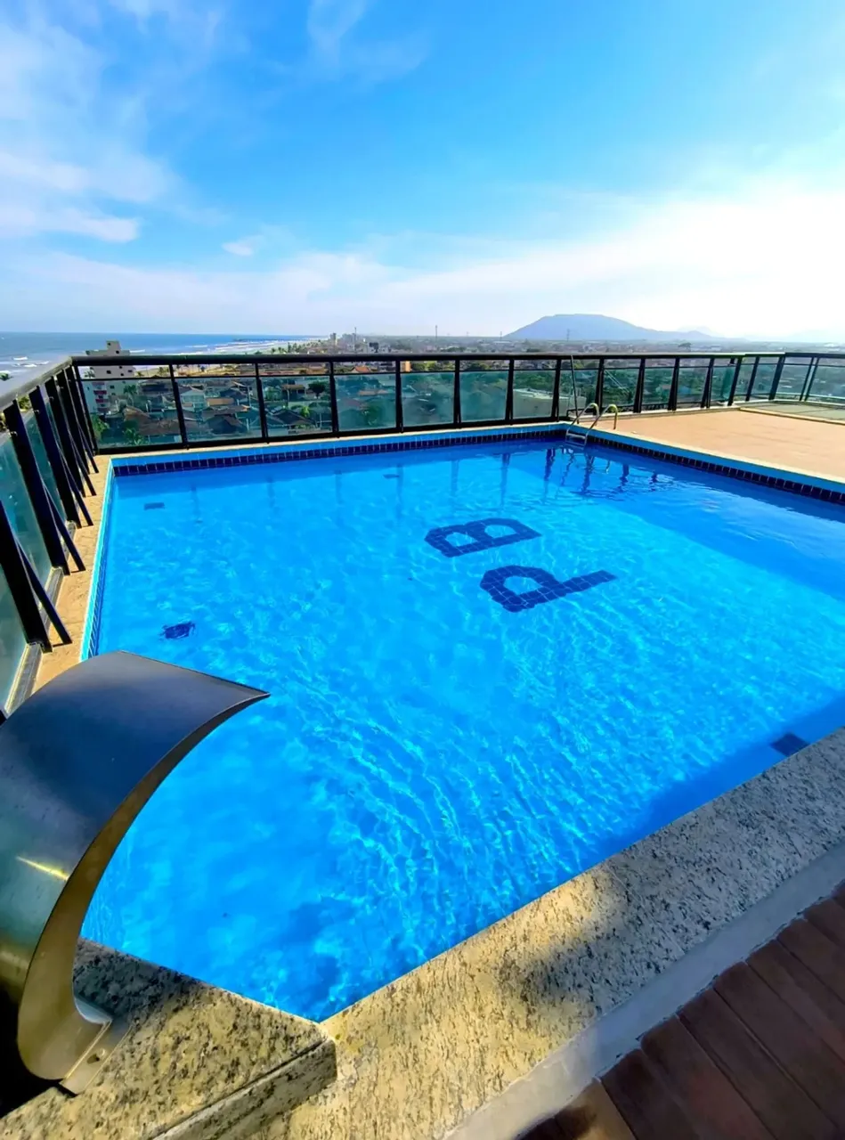 Apartamento vista ao mar, meia quadra da praia, no Balneário Itáoca, Mongaguá/SP