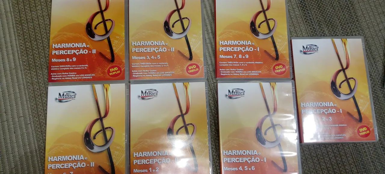 Curso De Harmonia e Percepção - módulo 1 e  2 ( completo)