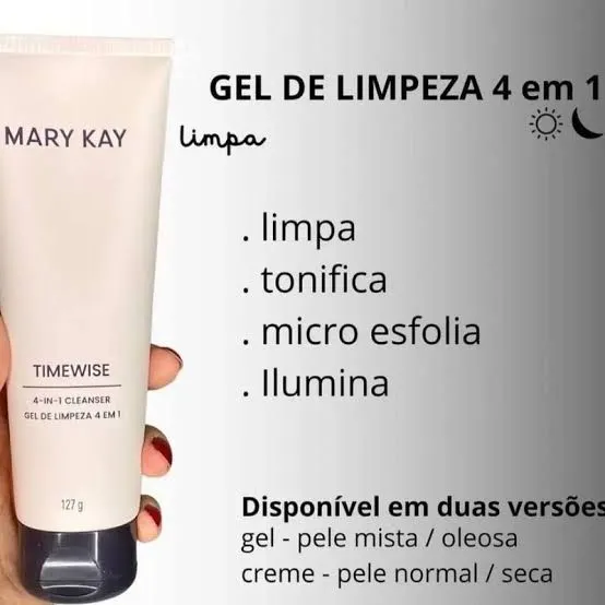 Gel de Limpeza 4 em 1 Timewise Mary Kay