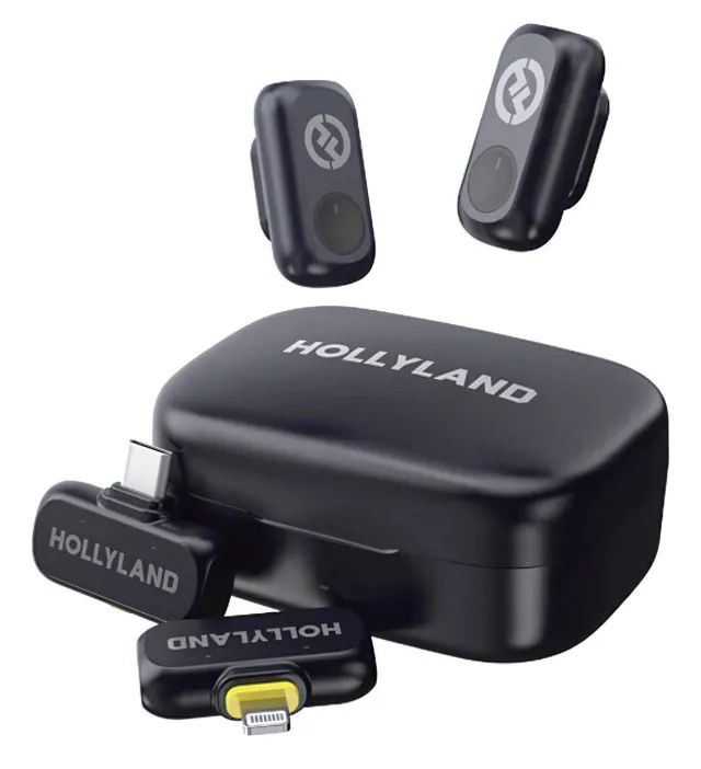 Microfone Sem Fio Lapela Hollyland Lark A1 Profissional Combo/ Para Android e IOS
